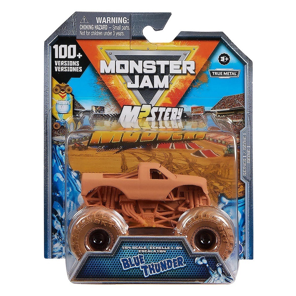 Monster Jam - Carrinho Surpresa 1:64 - Blue Thunder
