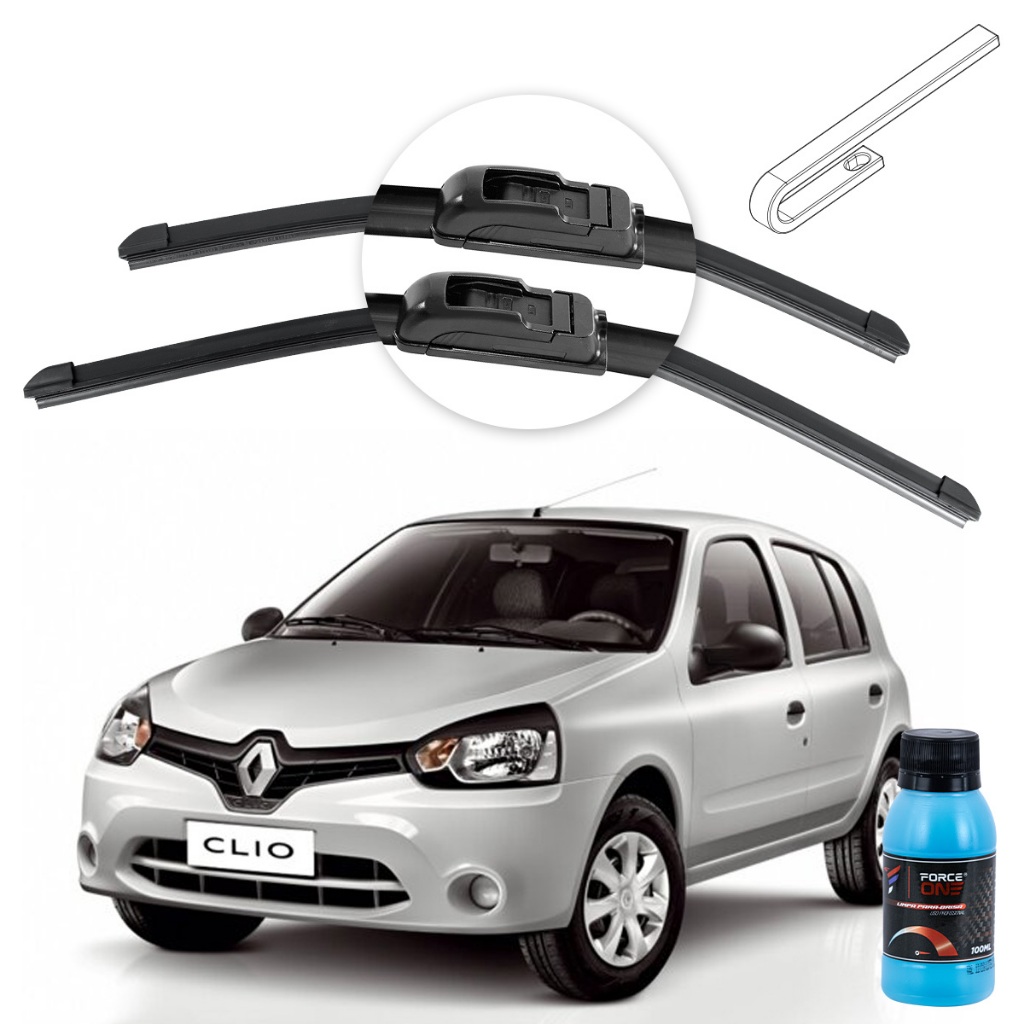 Limpador de Parabrisa Renault Clio ano 13 a 16 Universal em Oferta na Shopee