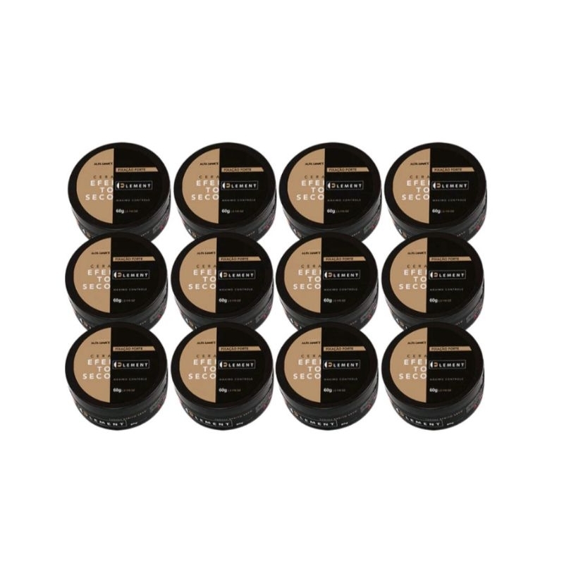 12 UND - CERA EFEITO SECO ELEMENT 60G ALFA LOOK'S em Oferta na Shopee