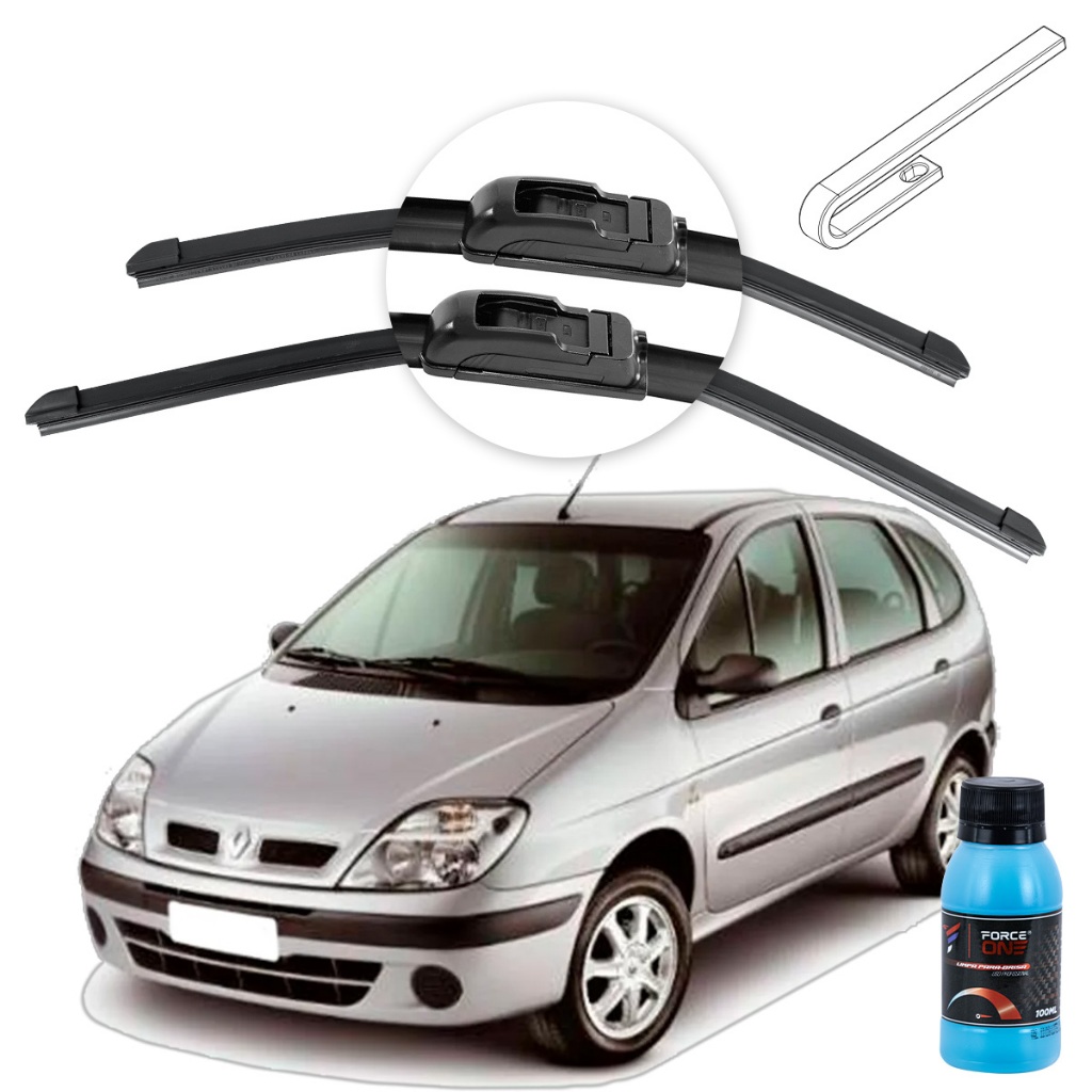 Limpador de Parabrisa Renault Scenic ano 99 a 04 Universal em Oferta na Shopee