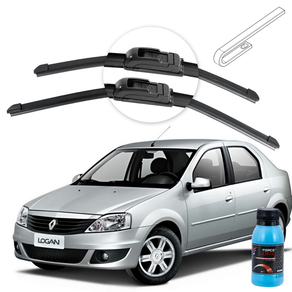 Limpador de Parabrisa Renault Logan ano 07 a 13 Universal em Oferta na Shopee