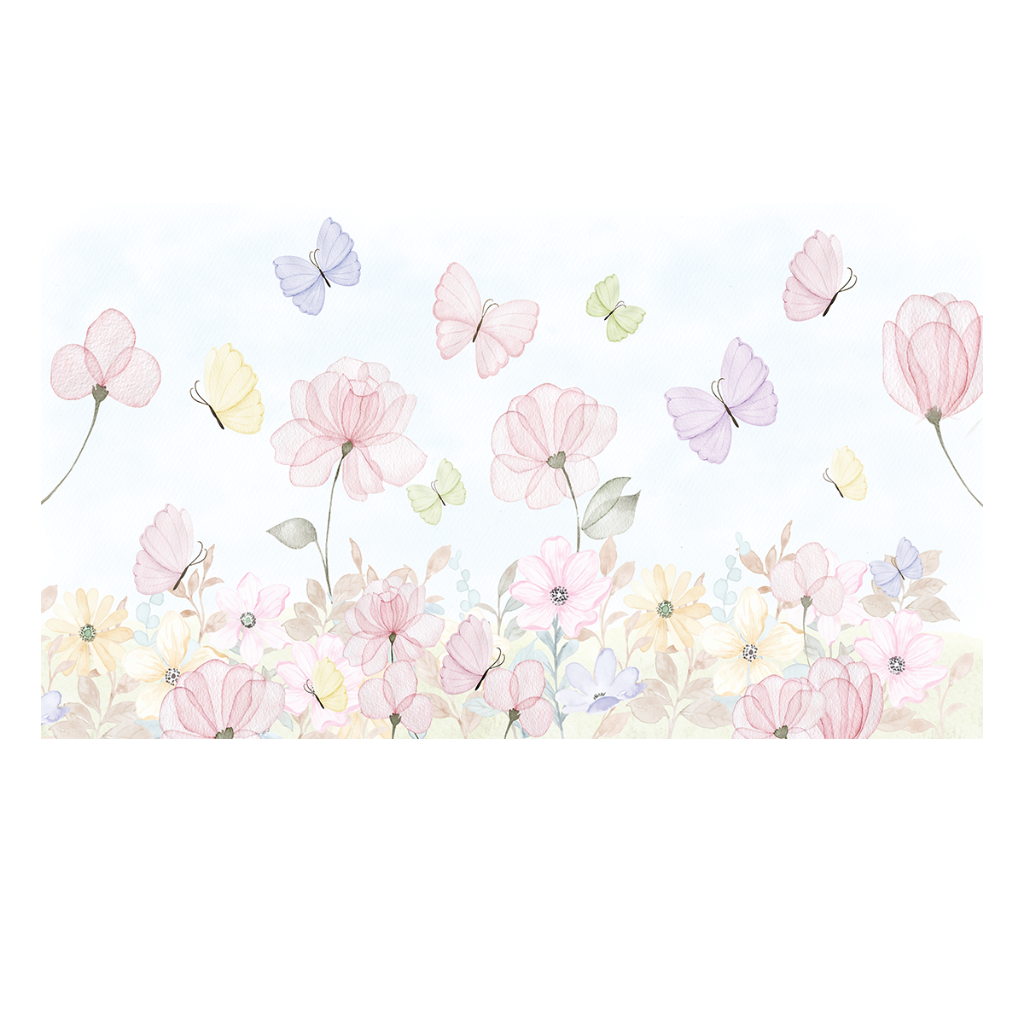 PAINEL RETANGULAR TECIDO SUBLIMADO FLORES FLORAL em Oferta na Shopee