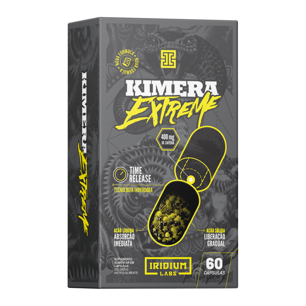 Kimera Extreme Termogênico - 60 cáps - Iridium Labs - Health