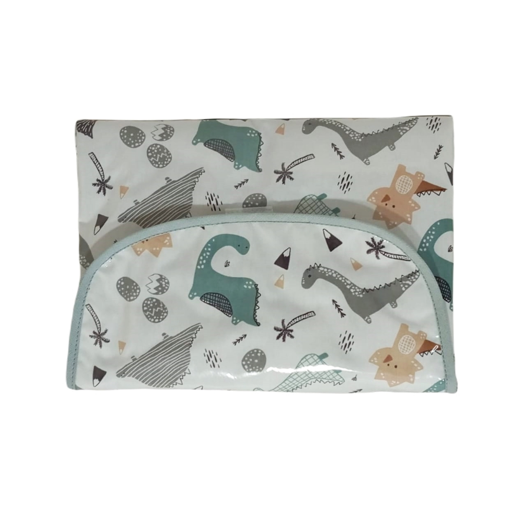 Trocador De Fraldas Portátil Plastificado Estampa Tecido Dinossauro Metragem 70 cm x 50 cm em Oferta na Shopee