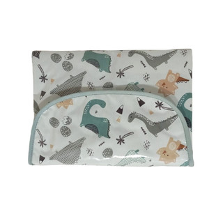 Trocador De Fraldas Portátil Plastificado Estampa Tecido Dinossauro Metragem 70 cm x 50 cm