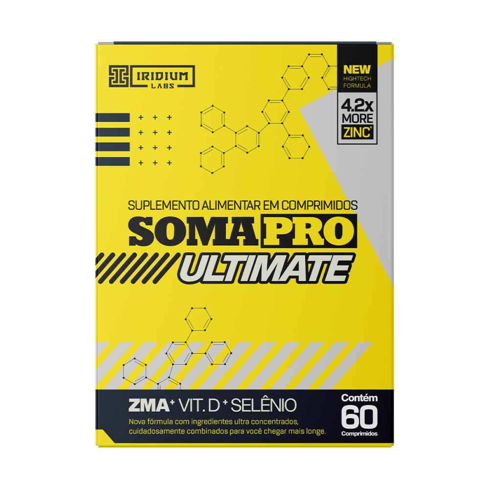 Soma Pro Ultimate 60 comps - ZMA De Última Geração - Iridium Labs em Oferta na Shopee