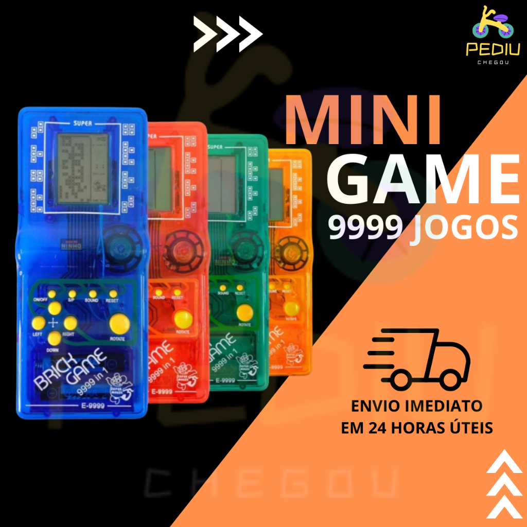 Vídeo Game Portátil 9999 Jogos em 1 - Mini Game Retrô