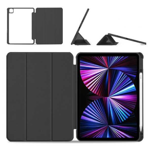 Capa Case Acrílico Magnética Com Suporte Caneta Para iPad 7/8/9 Geração 10.2/10.5 polegada