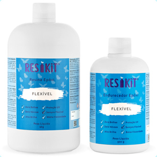 Resina Epóxi Flexível e Endurecedor Incolor Média Viscosidade Proteção UV em Oferta na Shopee