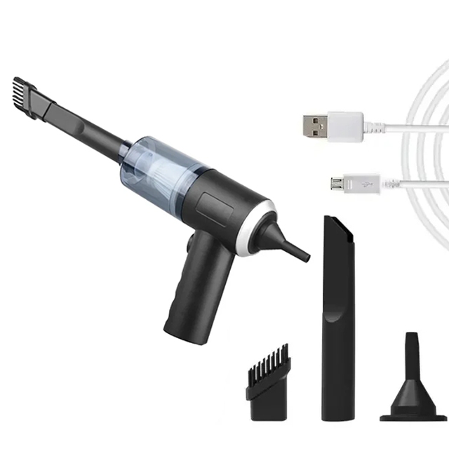 Aspirador De Pó 3 em 1 Com Soprador Portátil Usb Portátil Premium Carro E Casa
