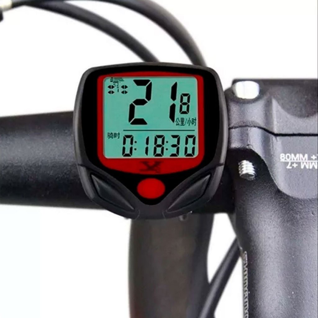 Velocímetro Digital Com Fio Ciclo Computador Para Bike A Prova De Agua