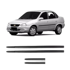 Kit Frisos Laterais Corsa Hatch Sedan Classic 4 Portas Largo