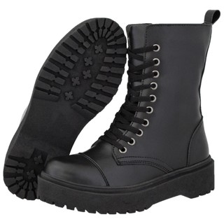 Bota Coturno Com Ziper Crshoes 1605