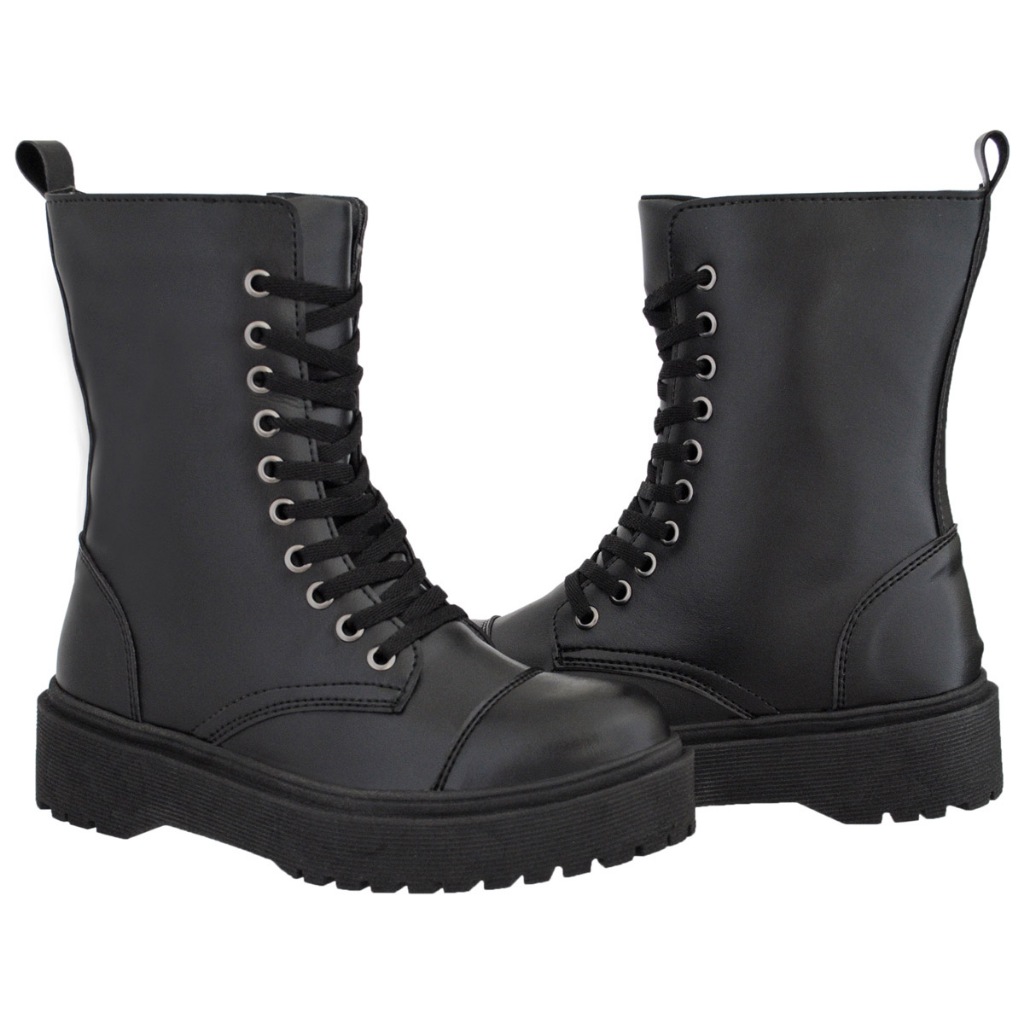 Bota Coturno Com Ziper Crshoes 1605 — imagem 2 de 2