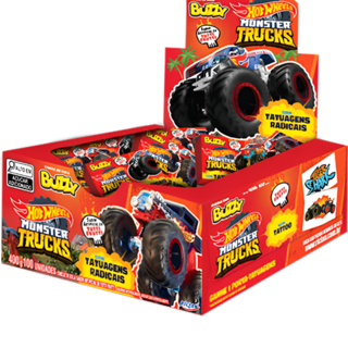 Chiclete Hot Wheels Tutti Frutti C/90 Buzzy em Oferta na Shopee