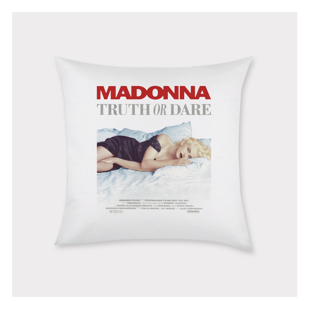 Almofada Personalizada Madonna Na Cama Com Madonna (Truth Or Dare)