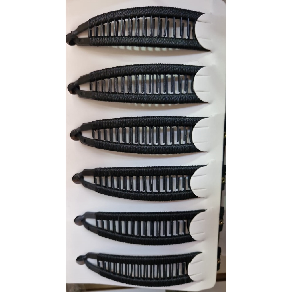 Presilha banana de cabelo c/ 6 UNIDADES