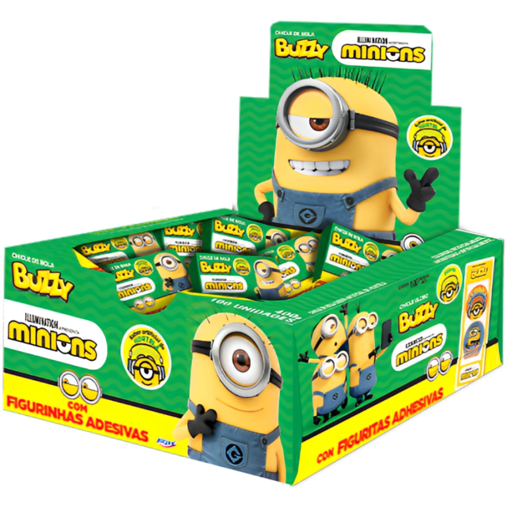Chiclete Minions Hortelã C/90 Buzzy