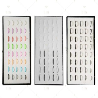 Kit -120 Piercing De Nariz Argolinha Silicone Atacado - Preto/Branco, Colorido e Preto em Oferta na Shopee