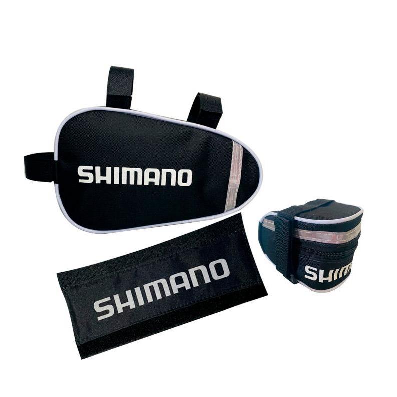 Kit Bolsa de Quadro + Bolsa de Selim + Protetor de Quadro Bicicleta em Oferta na Shopee