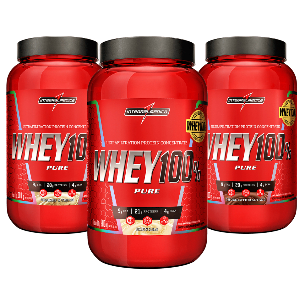 Whey Protein 100% Pure 900g - Integralmedica