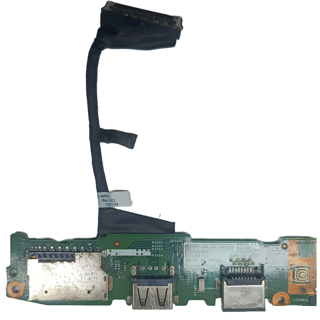 Placa Rede, Usb, Cartão e Botão, Dell 5480 5482 5481 5580 0m1k2r C/ Cabo