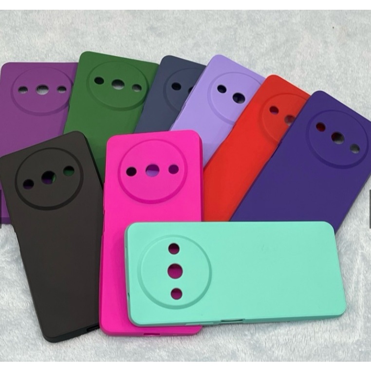 Capinha Case Capa Xiaomi Redmi A3 Silicone Aveludada Proteção de Câmera Colorida