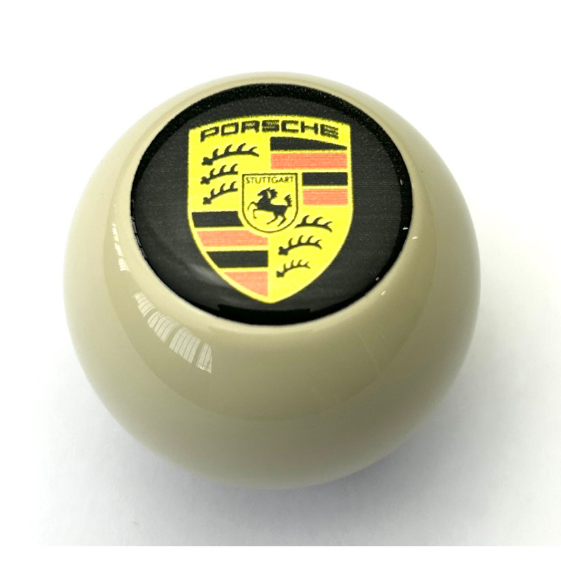 Manopla Câmbio Bola Bolinha Porsche Marfim Fusca Fusquinha Kombi