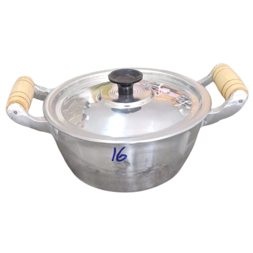 Caçarola 16 Panela Alumínio Batido Fundido Grosso 1,25 Litros Com Tampa em Oferta na Shopee