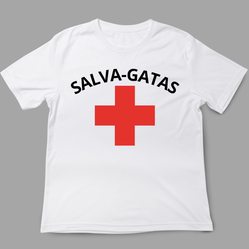 Camiseta Salva Gatas Salva Vidas