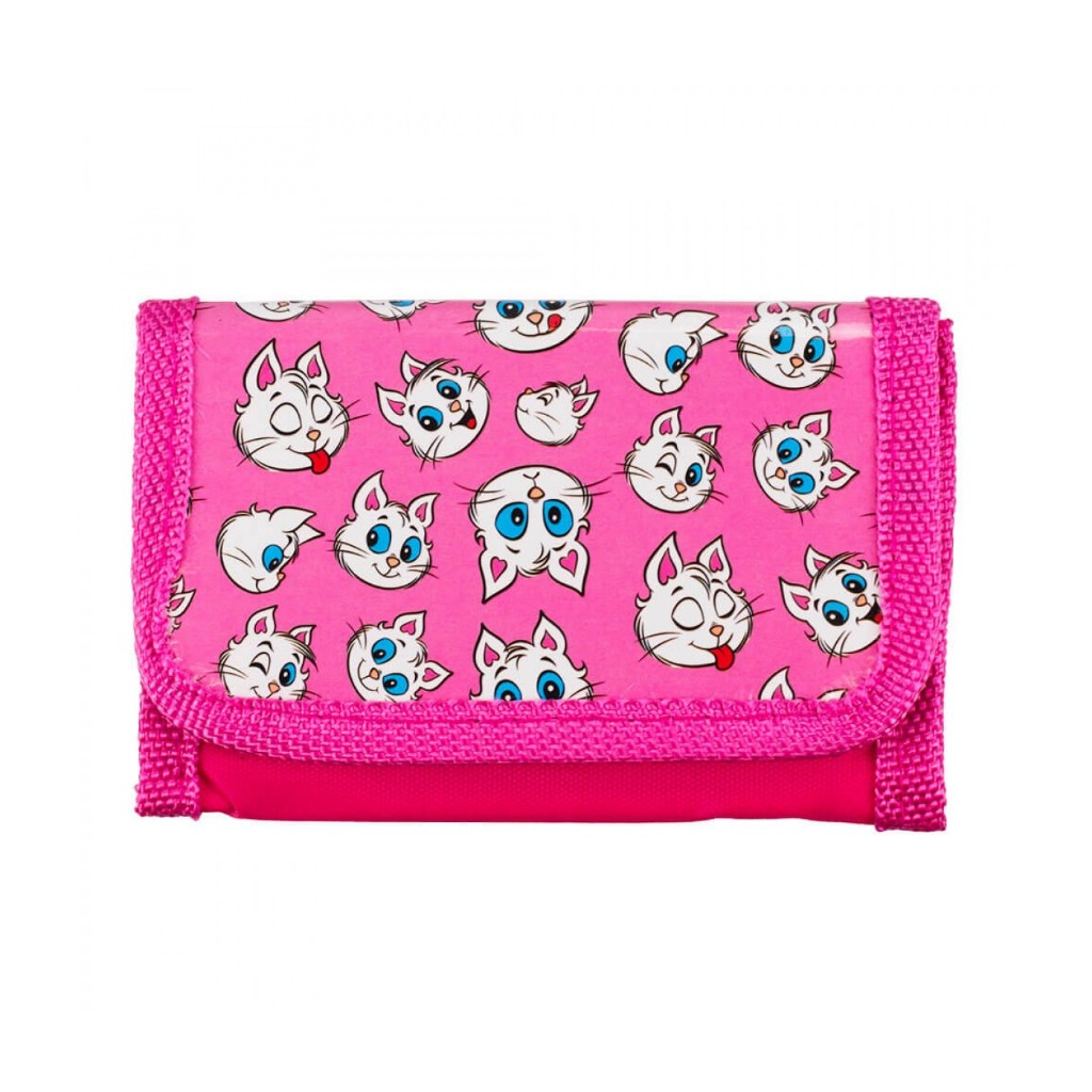 Carteira Infantil Rosa Mingau 8x2x12cm - Turma Da Mônica