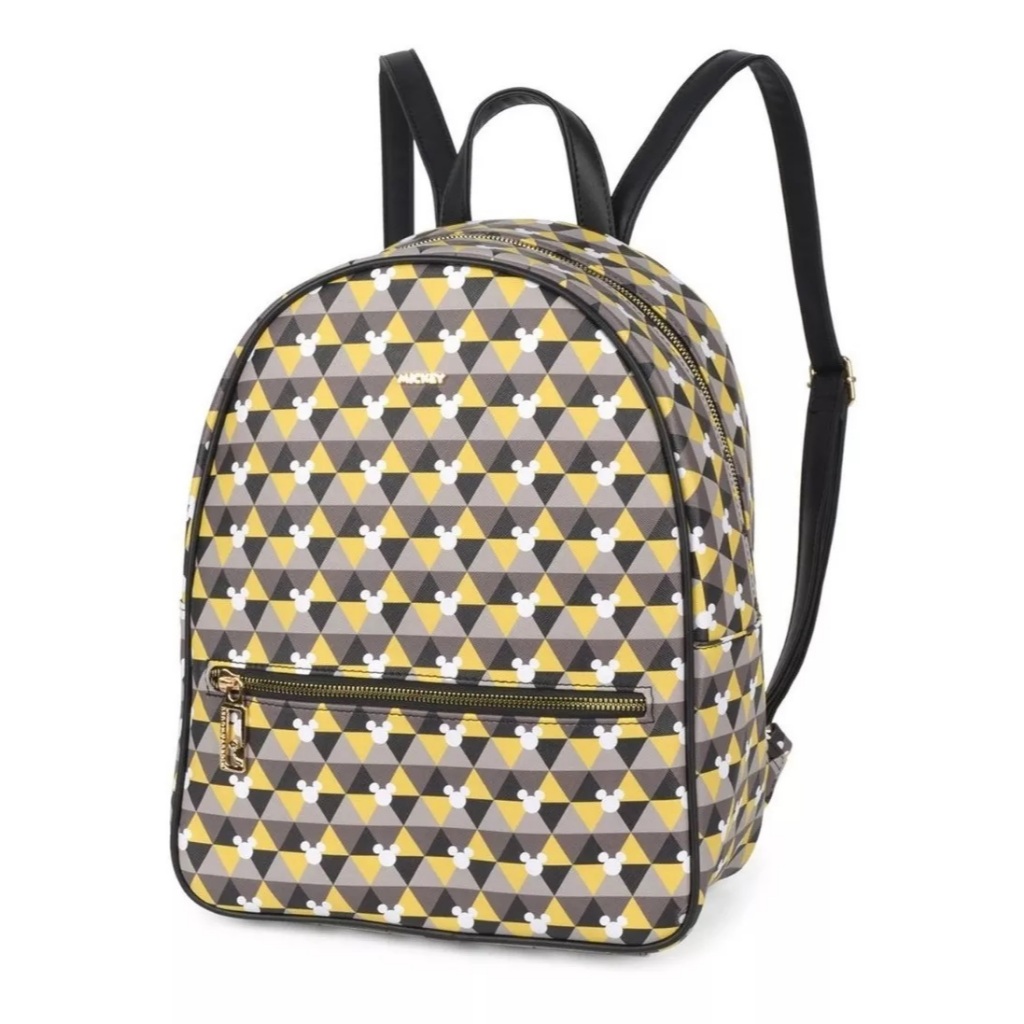 Bolsa Mochila Mickey Mouse Disney Luxcel Amarelo