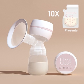 BABUU Bomba De Leite Elétrica Portátil De Alta Sucção/10pcs Saco De Armazenamento De Leite em Oferta na Shopee