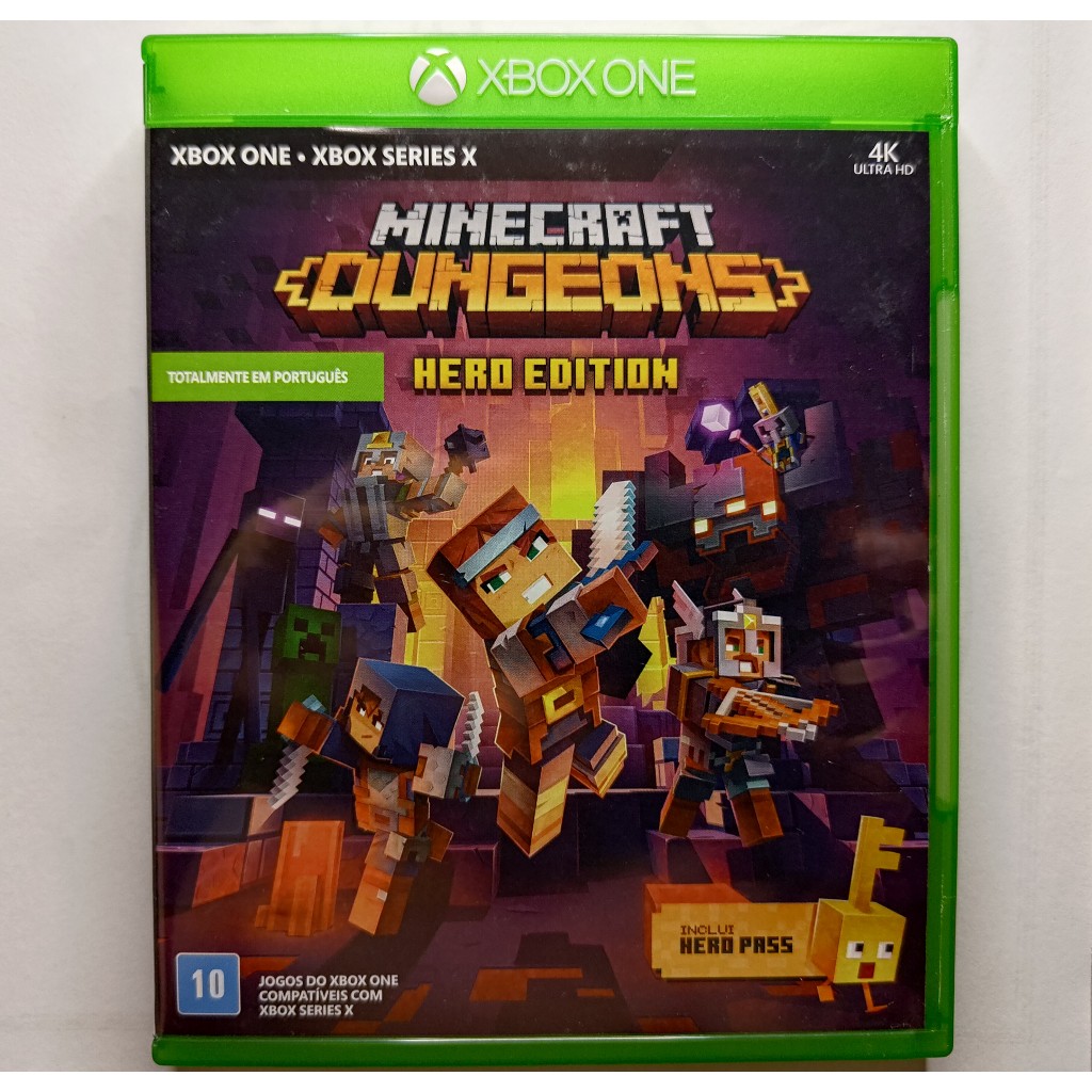 Minecraft Dungeons Xbox Mídia Física
