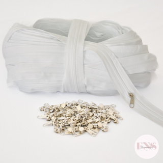 Zíper Nylon 03 - Rolo Com 25 metros + 25 Cursor em Oferta na Shopee