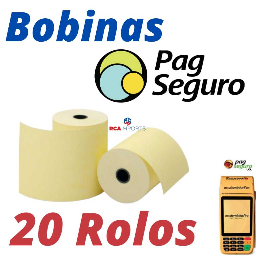 Bobina Térmica PagSeguro - Original