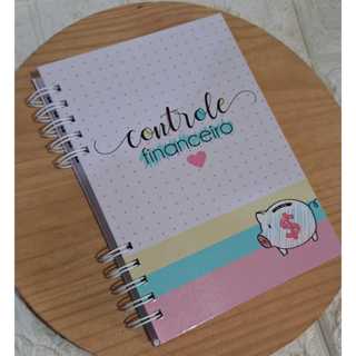 Caderno de Controle Financeiro - Minhas Contas Organizadas em Oferta na Shopee