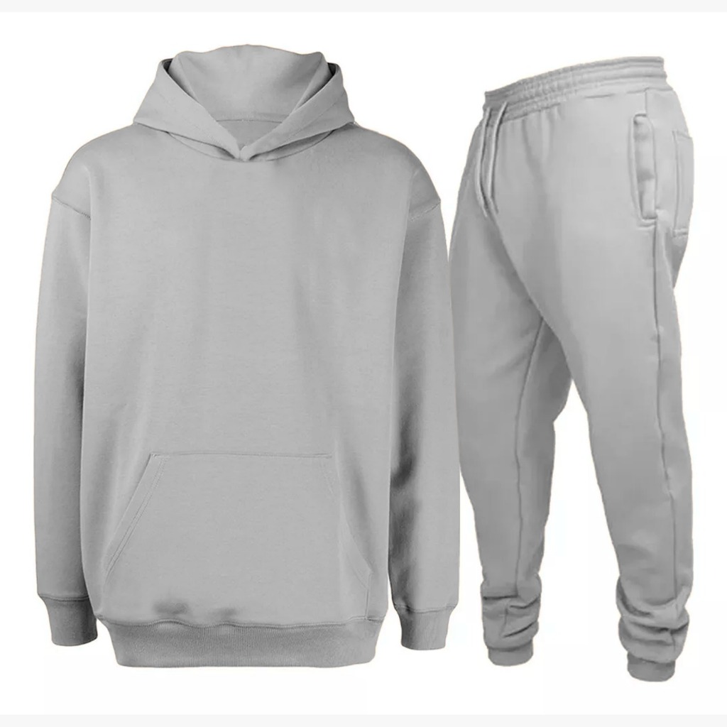 Conjunto Moletom Canguru e Calça Masculino Feminino Blusa De Frio Inverno Com Capuz E Bolso Flanelado Unissex Promoção em Oferta na Shopee