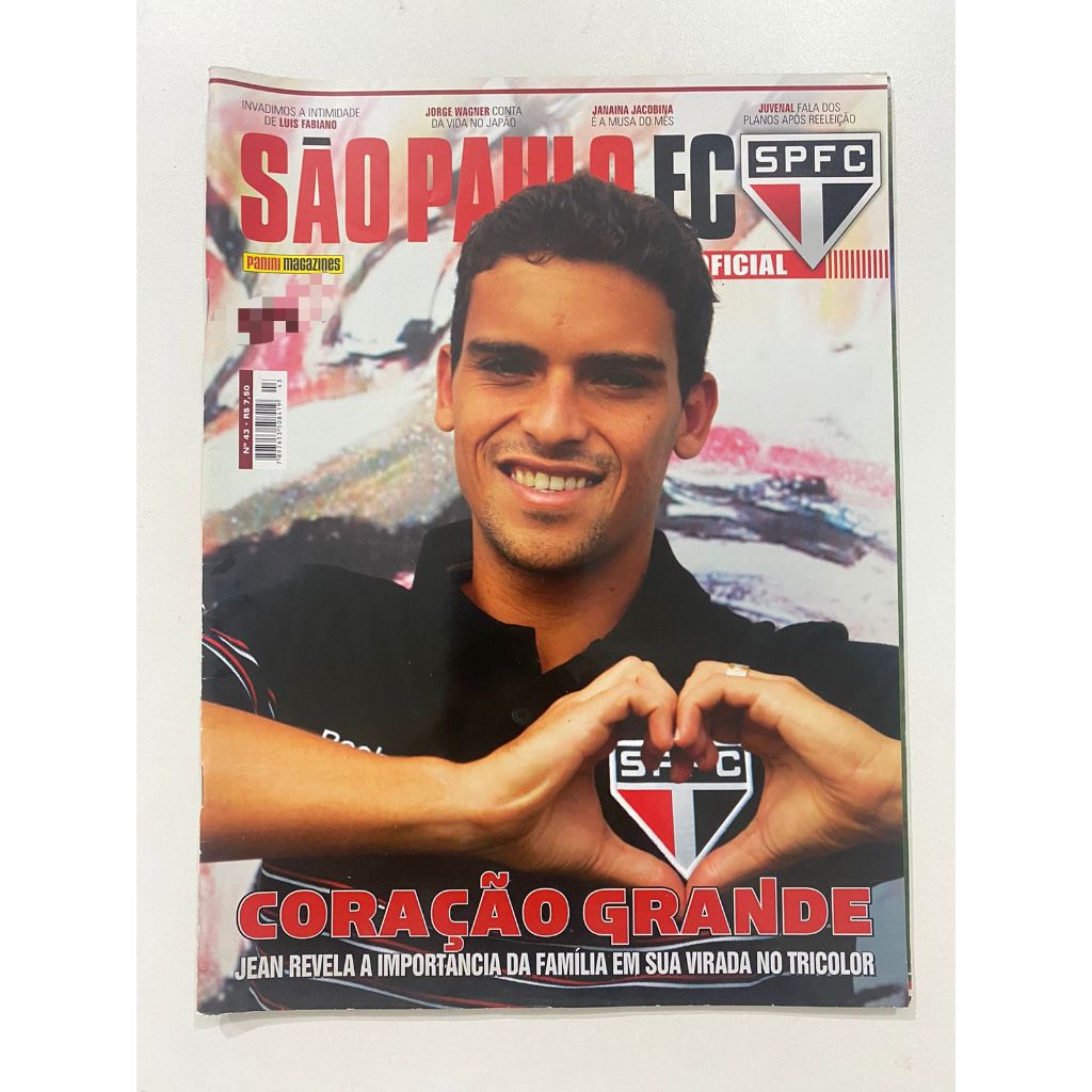 Revista São Paulo 43 Jorge Wagner Luís Fabiano Jean 10190