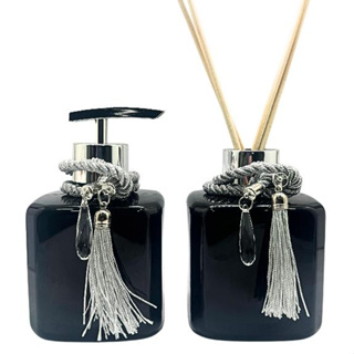 Kit Lavabo 02 Frascos Pet Petunia Com Difusor e Saboneteira em Oferta na Shopee