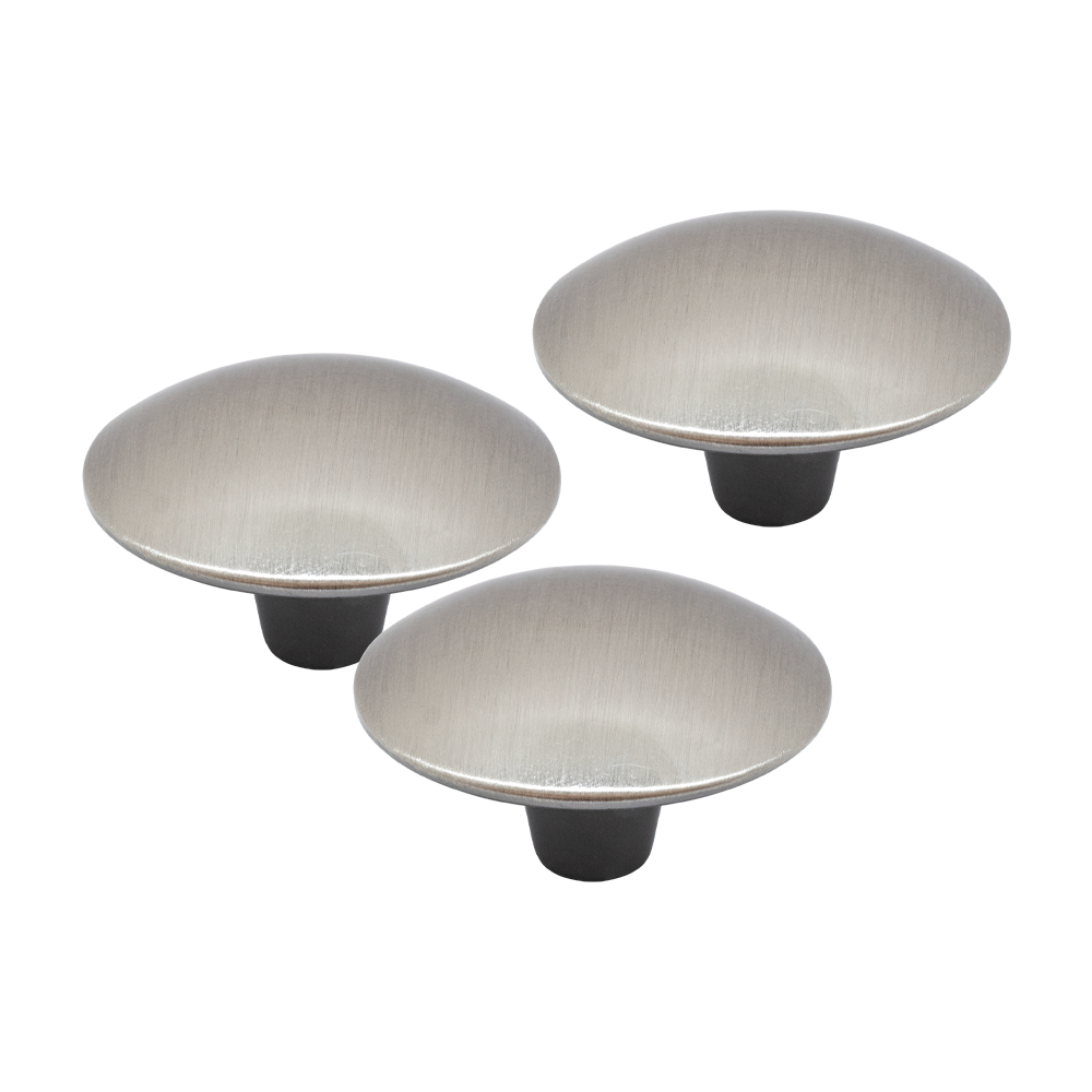 3 Unidades Puxador Ponto Rossi Furo Único Para Gaveteiro Móveis 32mm