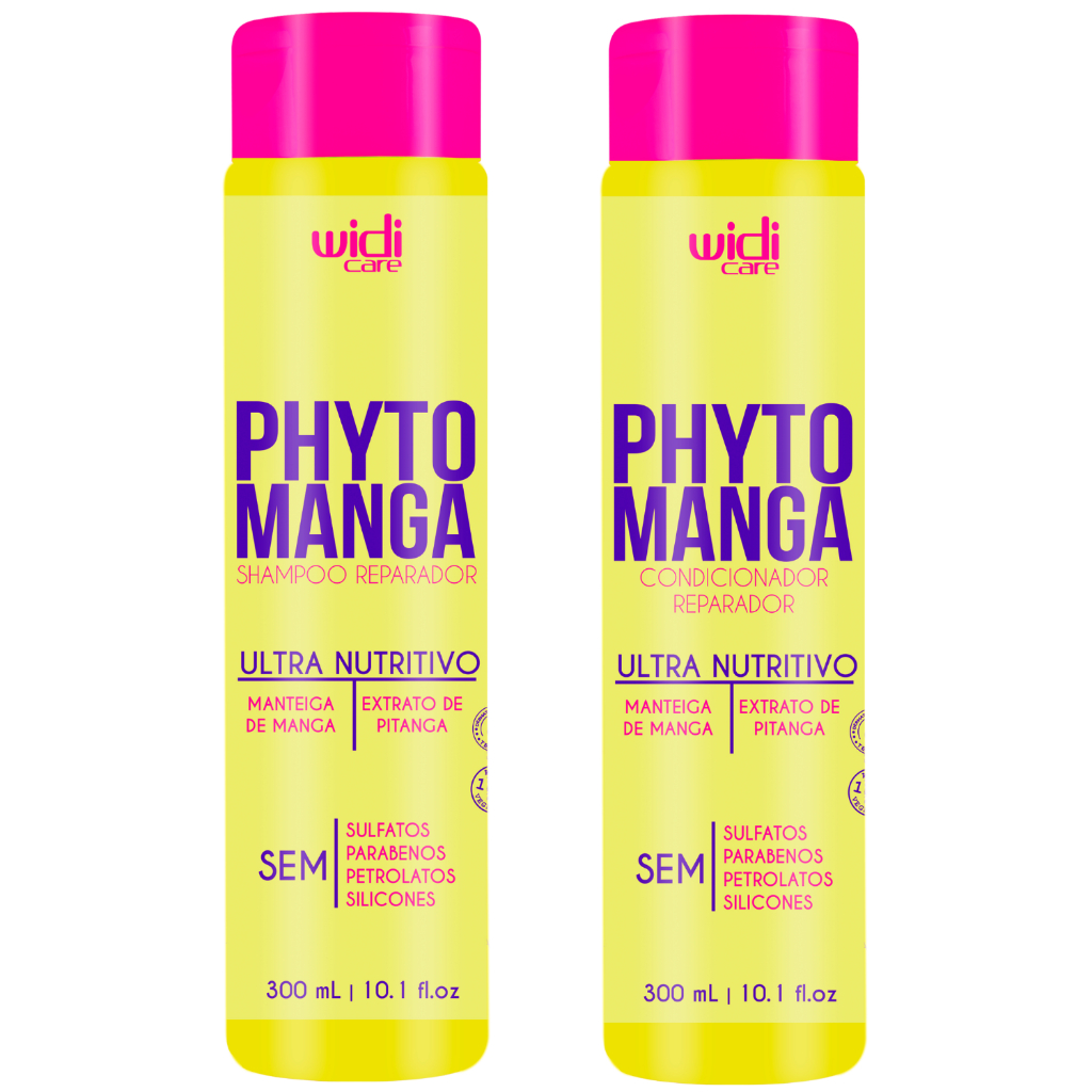 Kit Shampoo E Condicionador Reparador Phytomanga 300ml Widi Care