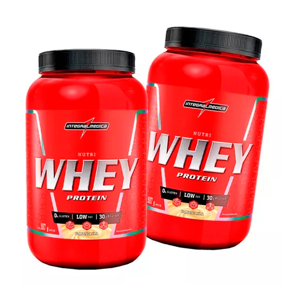 2x Whey Protein Nutri Whey (Pote) - 907g - Integralmédica - Health