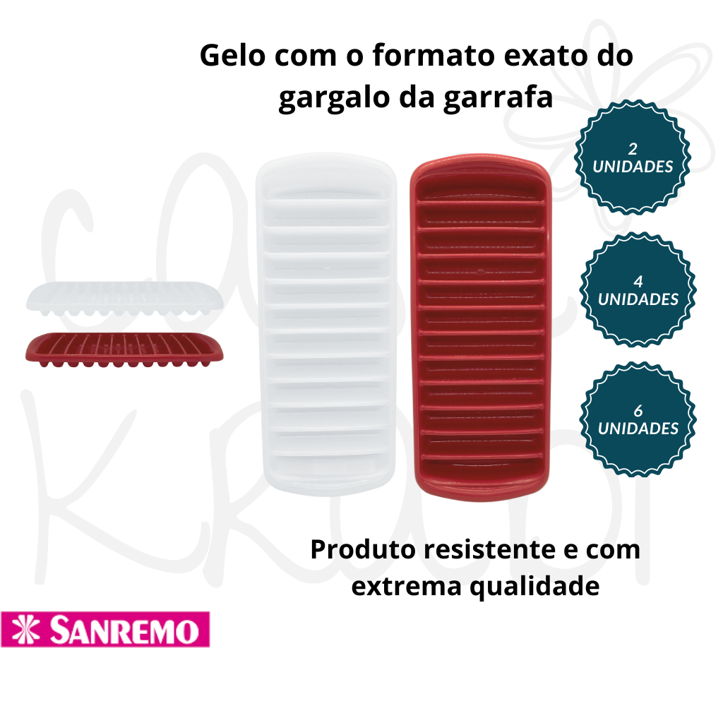 Forma de Gelo Palito Forma Gelo de Plástico Sanremo