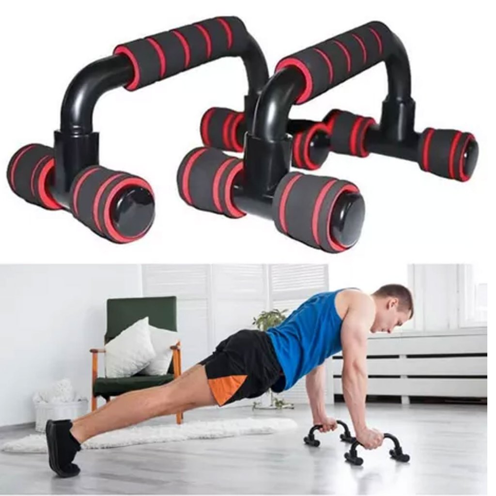 Barra De Apoio Flexão De Chão De Braço Suporte Fixo Push Up Ergonômicas Exercício Fitness MBFIT