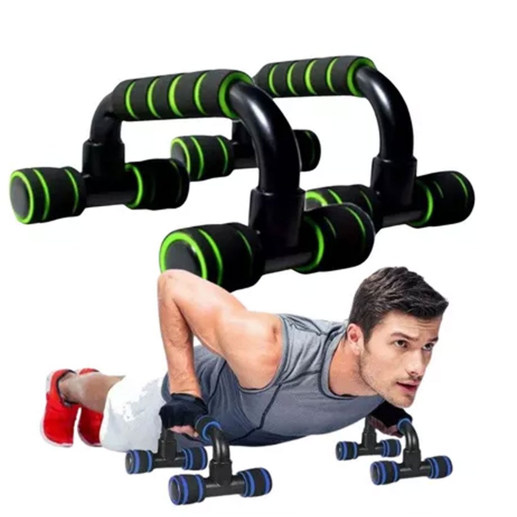 Kit Barra De Apoio Flexão De Chão De Braço Suporte Fixo Push Up Ergonômicas Exercício Fitness