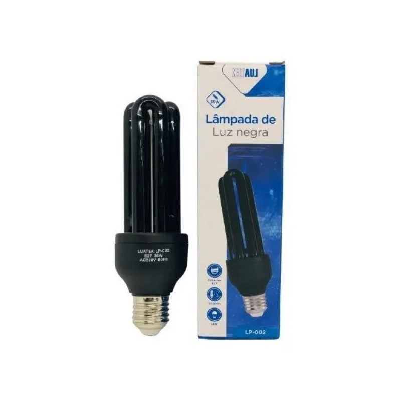 Luz Negra 36w Lâmpada Fluorescente 110v