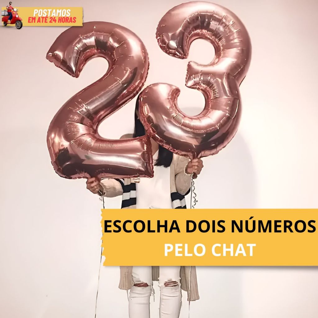 Kit 2 Numeros Balão Bexiga Numero Metalizado 70cm ou 40cm Rose Gold Prata Dourado Aniversario em Oferta na Shopee