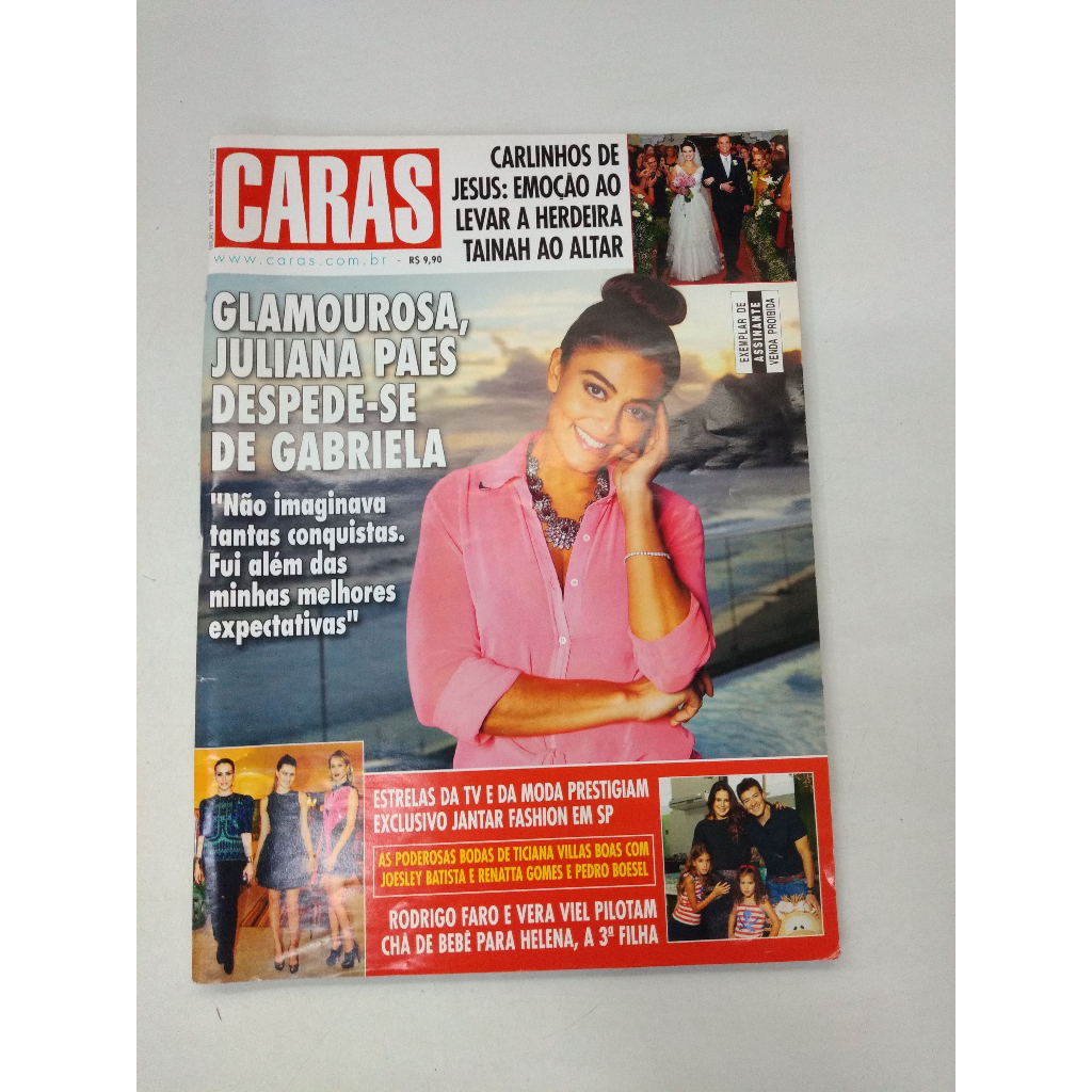 Revista Caras 991 Juliana Paes Rodrigo Faro Carlinhos 9589