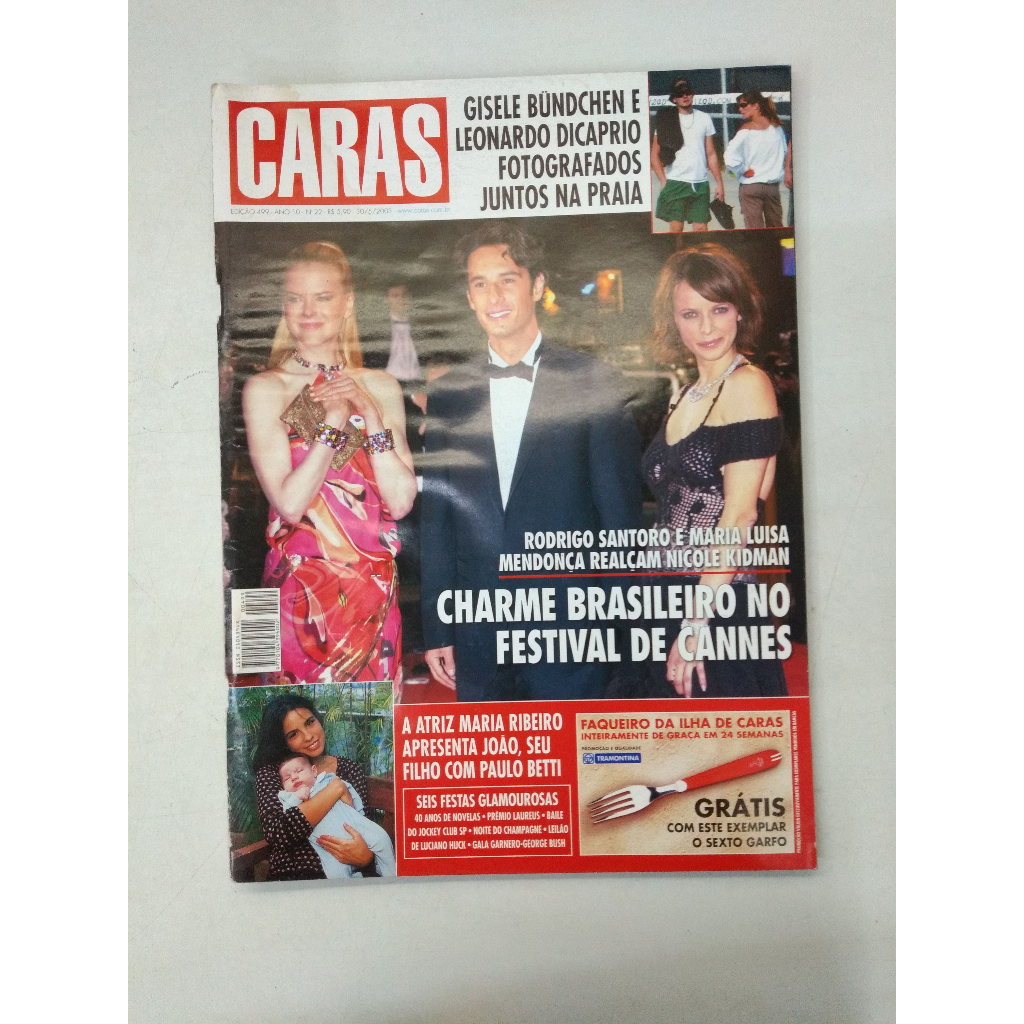 Revista Caras 499 Santoro Gisele Bundchen Nicole Kidman 9597